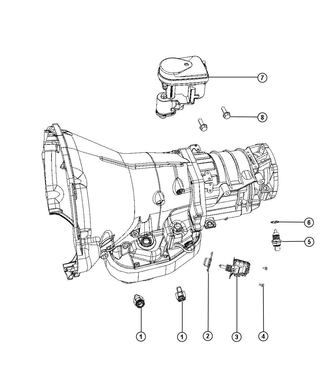 Diagram Sensors, Vents And Quick Connectors. for your Dodge