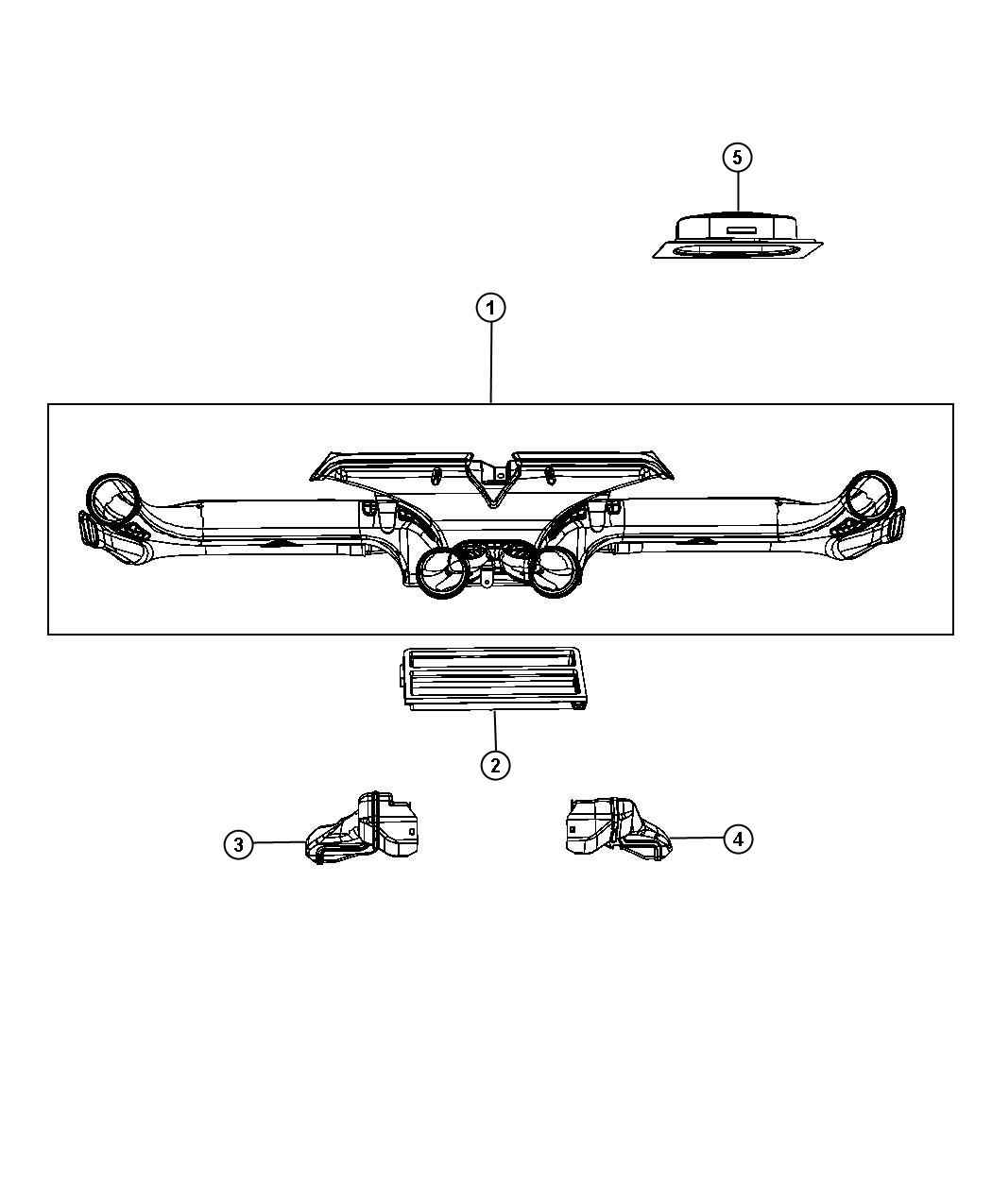 Diagram Ducts. for your 2000 Chrysler 300  M 