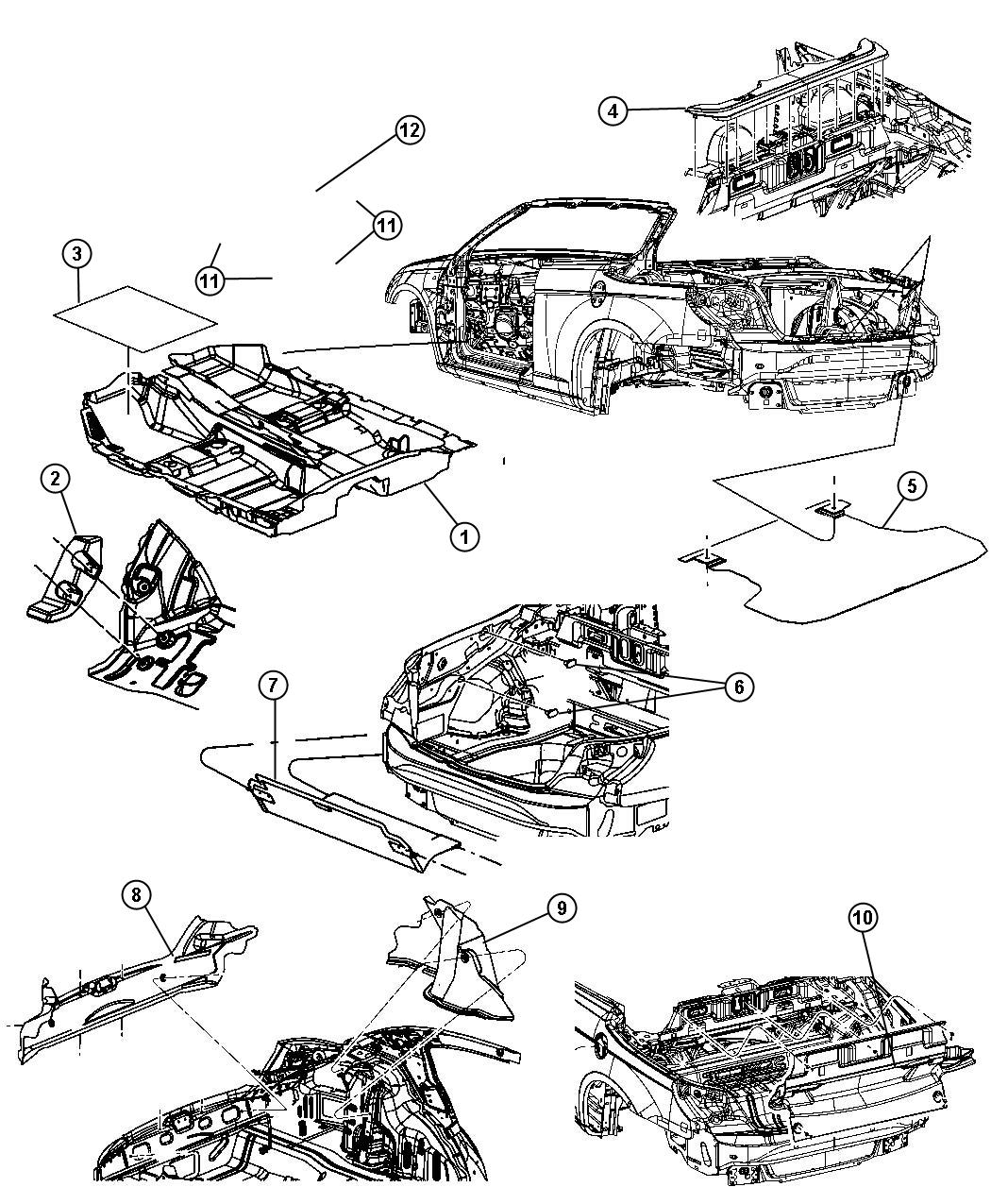 Carpet and Floor Mats [27] Body. Diagram