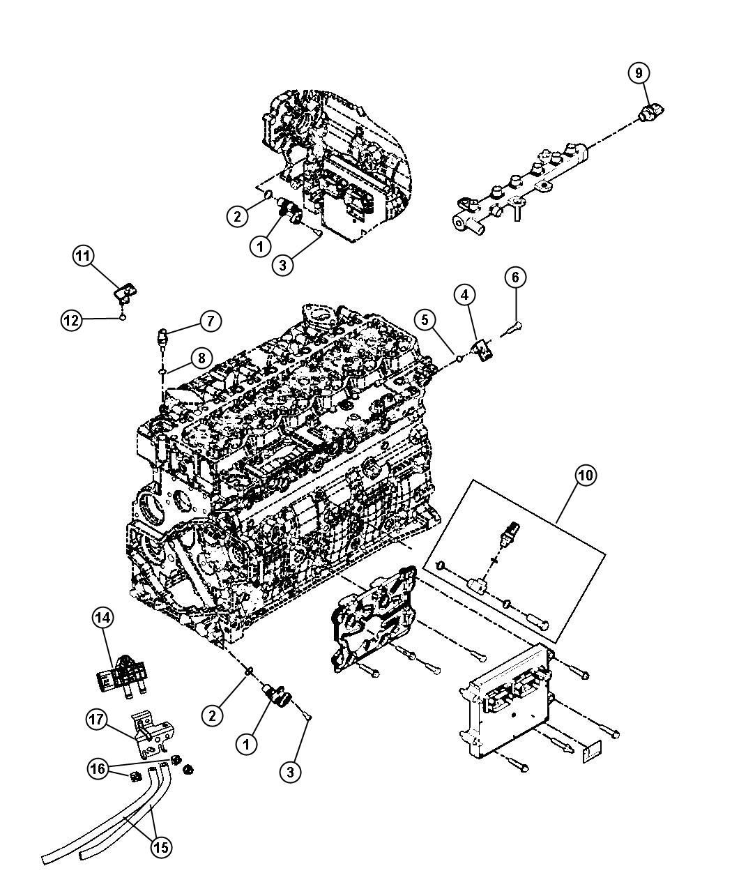 Diagram Sensors Engine. for your Ram 4500  