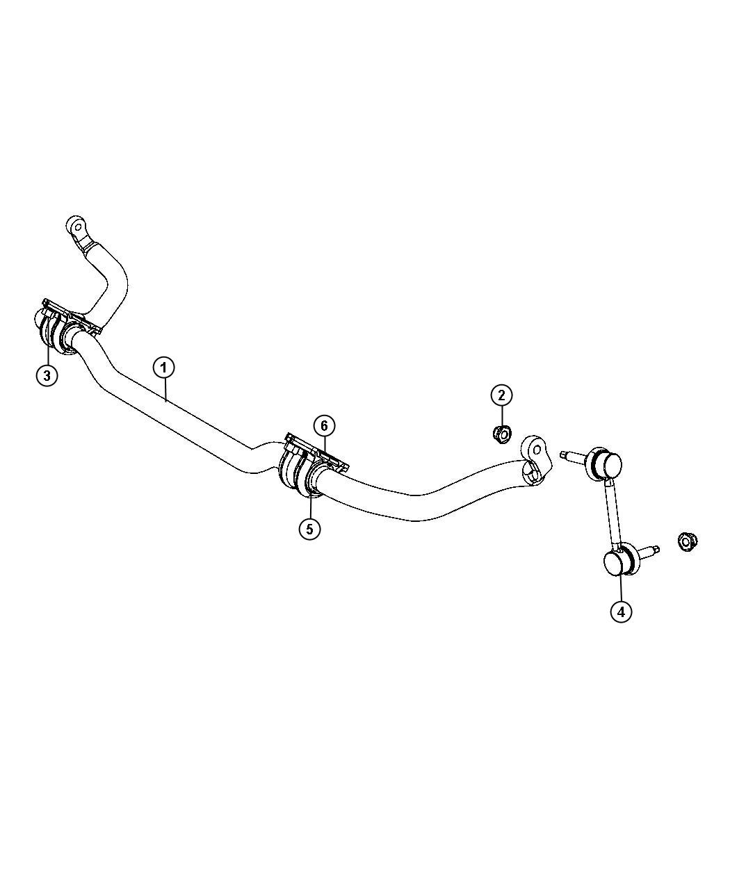 Diagram Stabilizer Bar,Front. for your Jeep