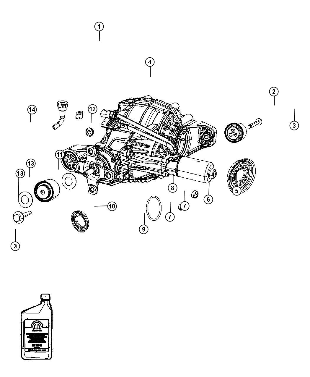 Axle Assembly and Components. Diagram