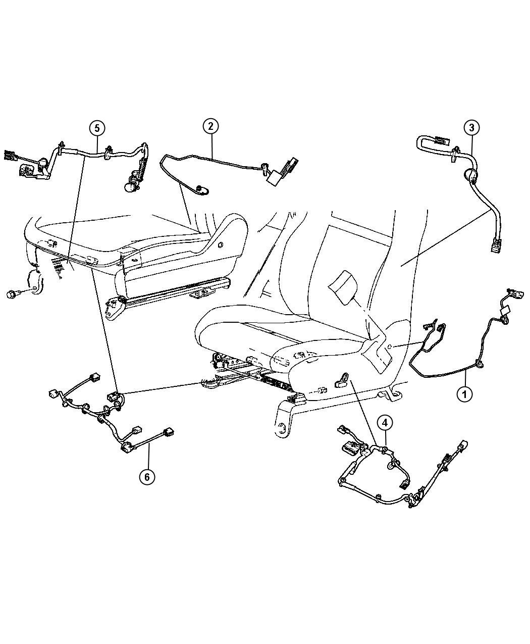 Diagram Wiring Seats Front. for your Jeep Grand Cherokee  