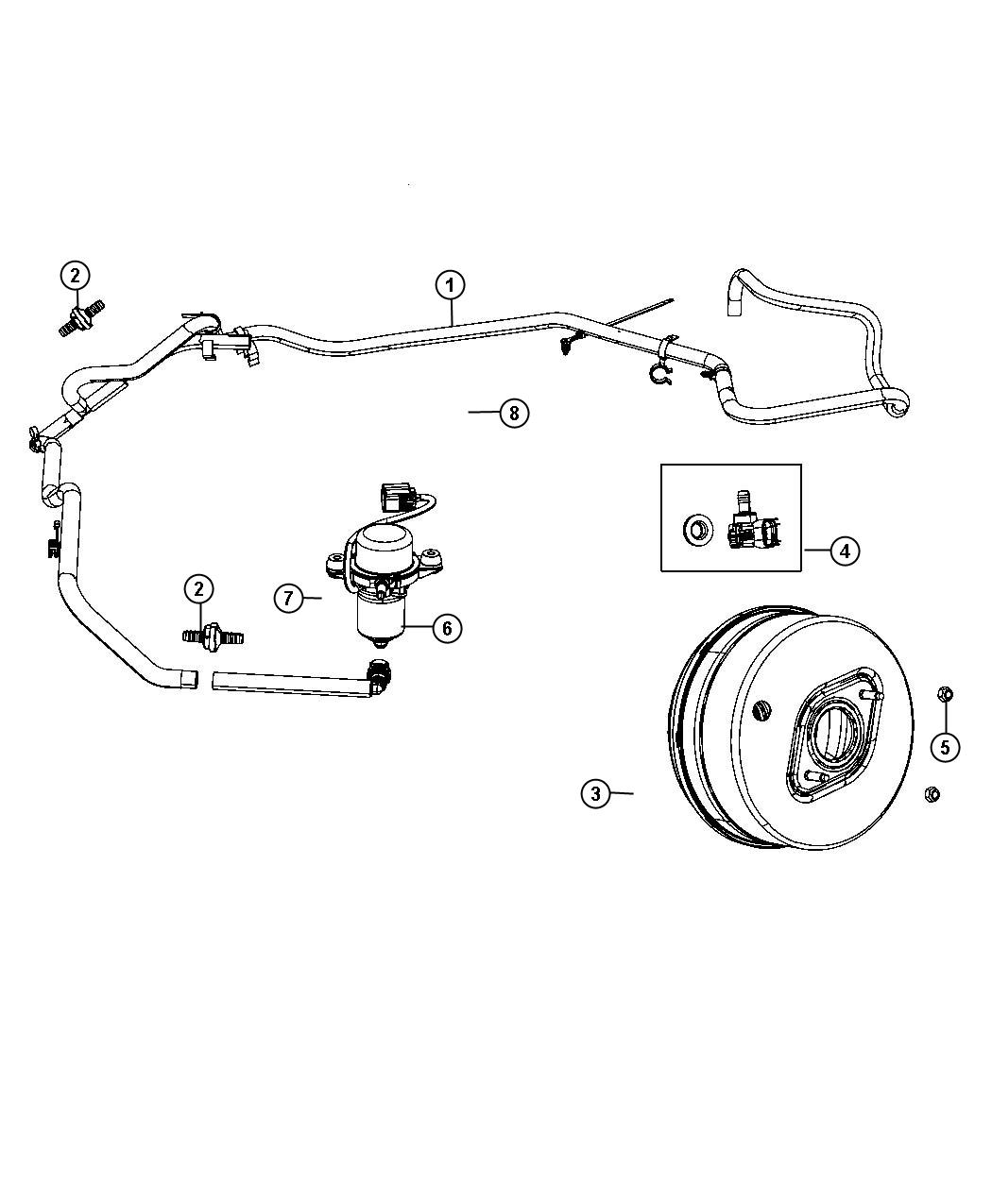 Booster and Pump, Vacuum Power Brake. Diagram