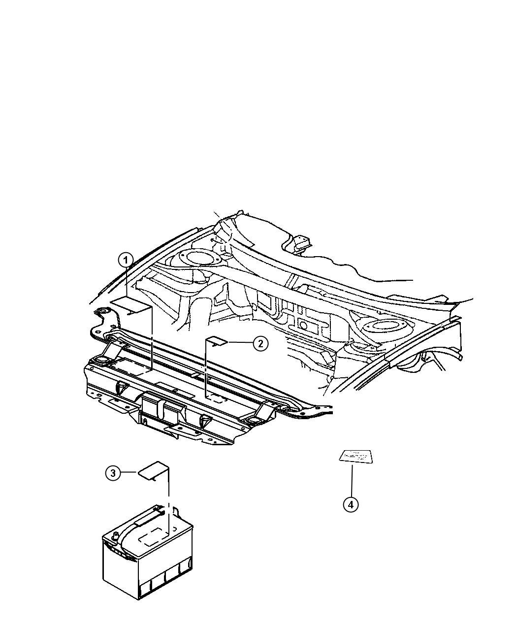 Full size assembly image of Engine Compartment. (1/1)