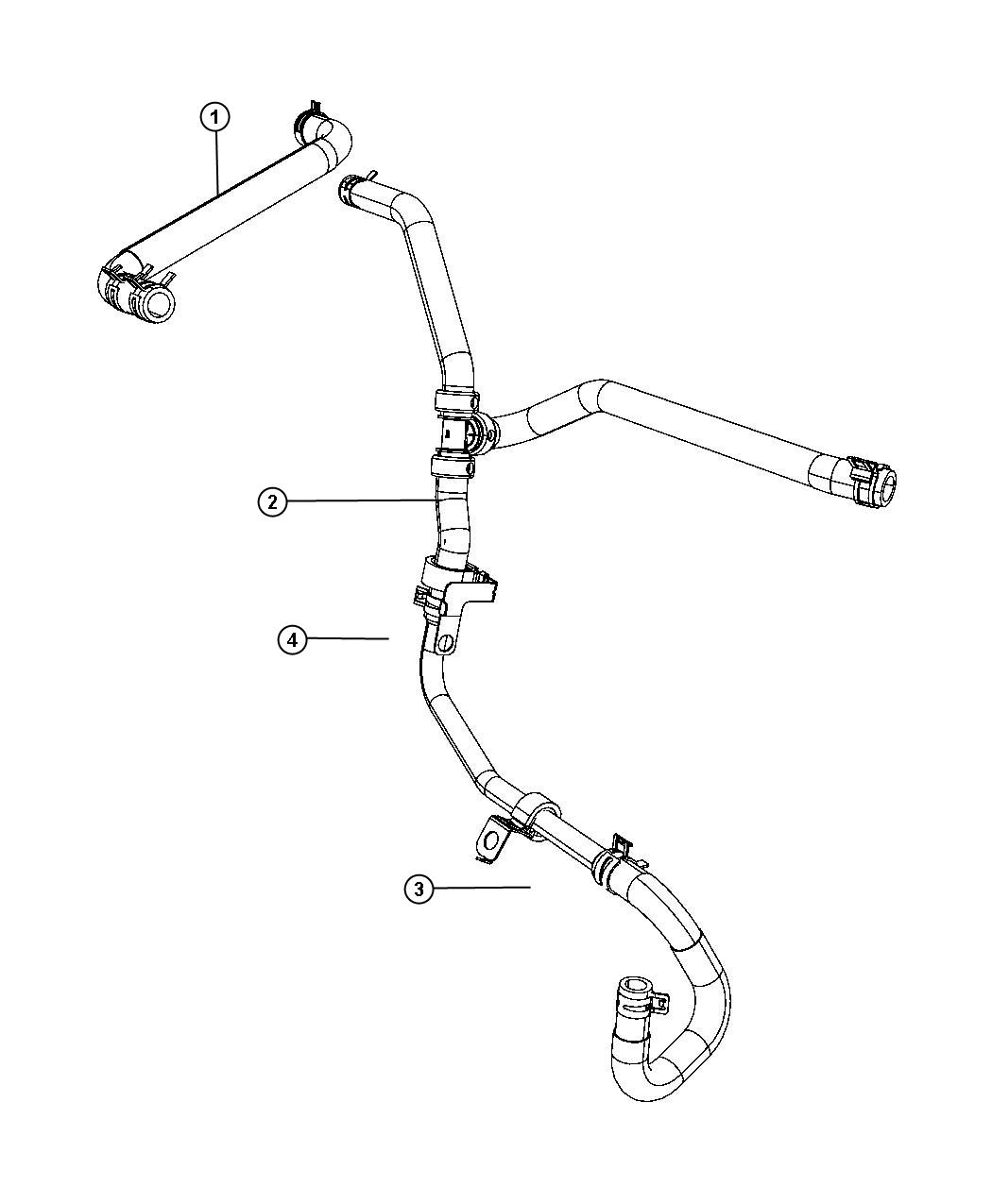 Diagram Heater Plumbing 3.6L [3.6L V6 VVT Engine]. for your 2016 Chrysler 300   