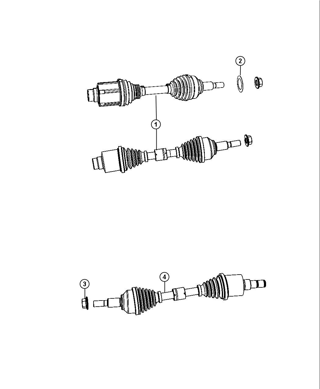 Diagram Shafts, Axle. for your 2002 Dodge Grand Caravan   