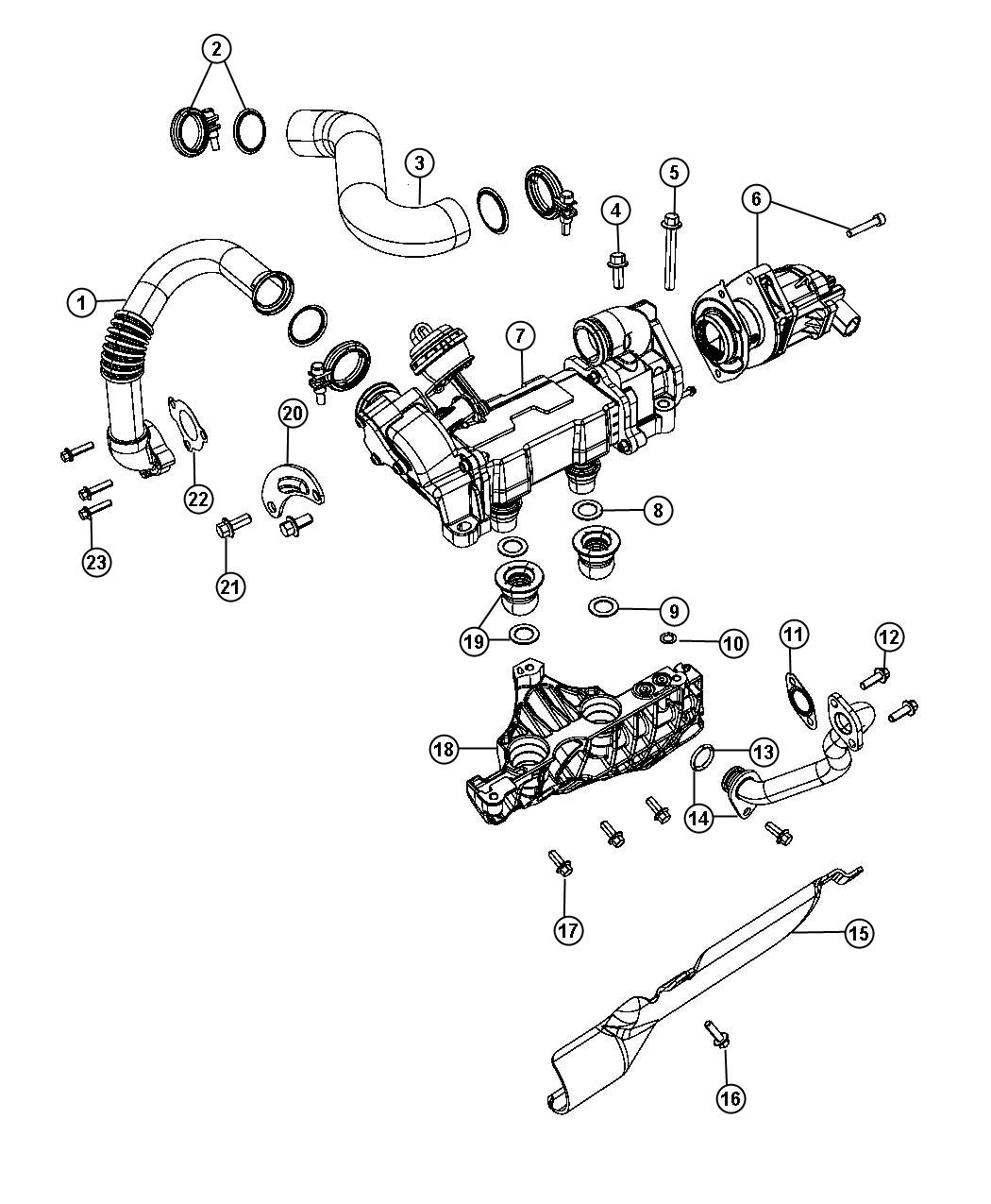 Diagram EGR Valve. for your Jeep