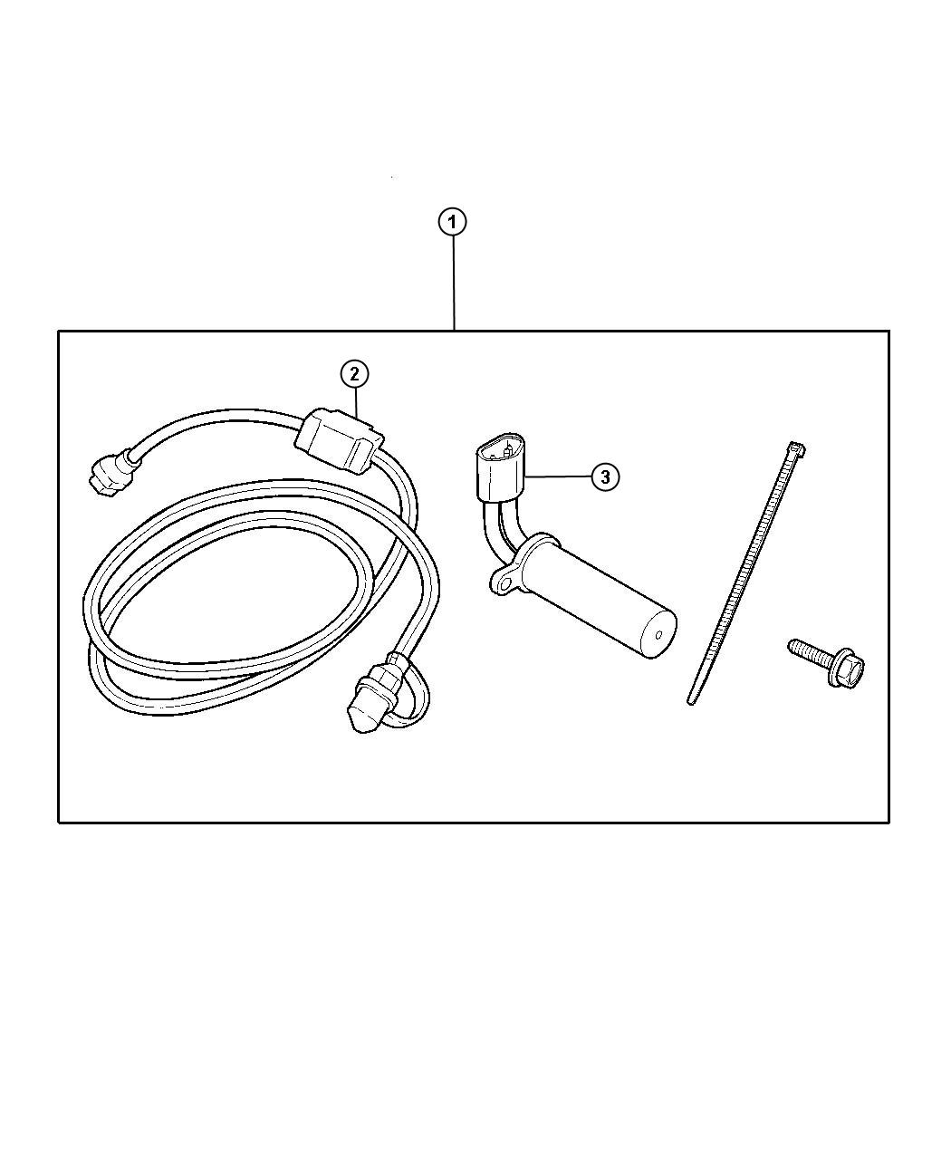 Diagram Heater Kit - Engine Block. for your 2003 Chrysler 300 M  