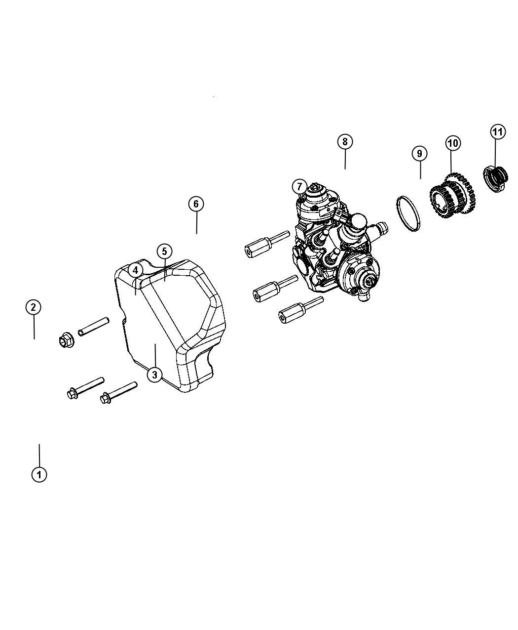 Diagram Fuel Injection Pump. for your 2020 Chrysler 300   