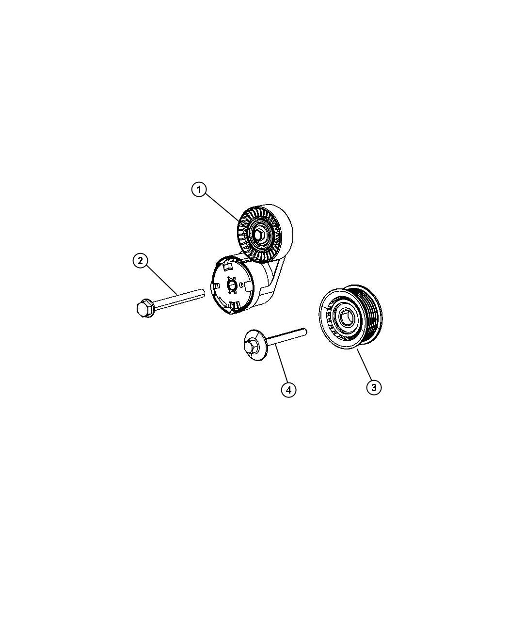 Diagram Pulleys and Related Items. for your Chrysler