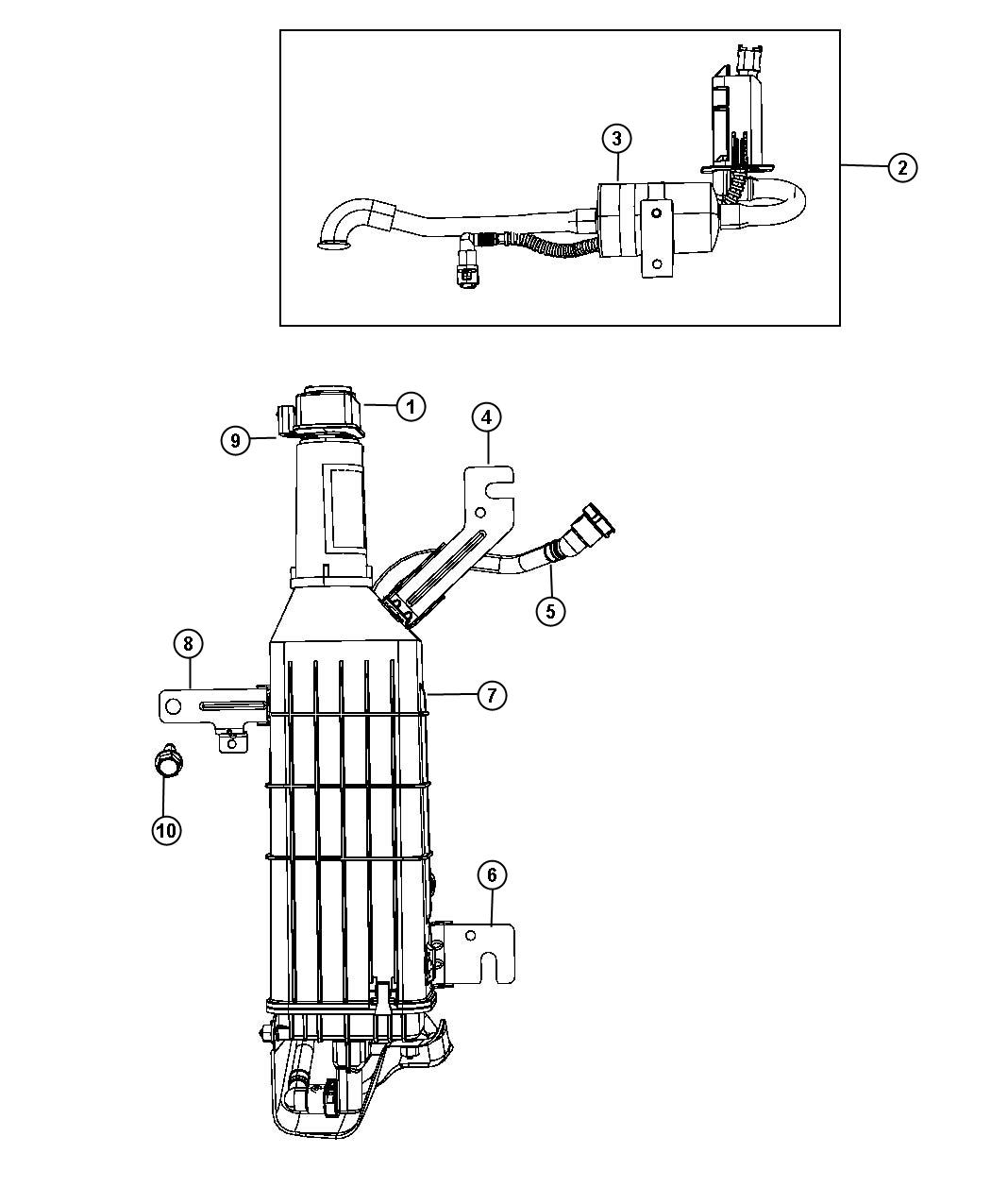 Diagram Vapor Canister. for your Dodge Ram 1500  