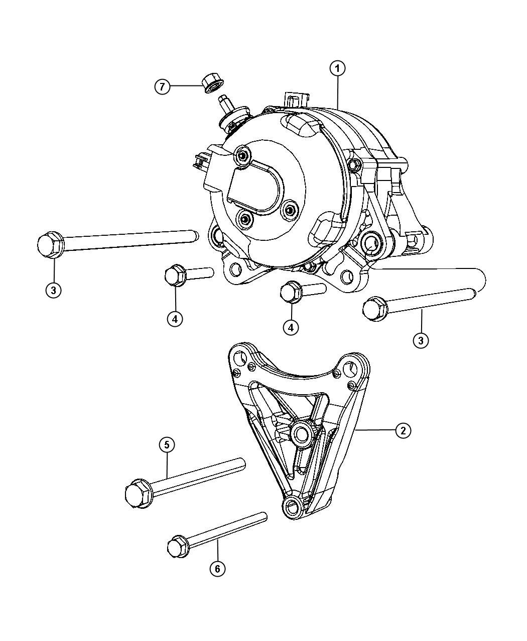 Alternator/Generator. Diagram