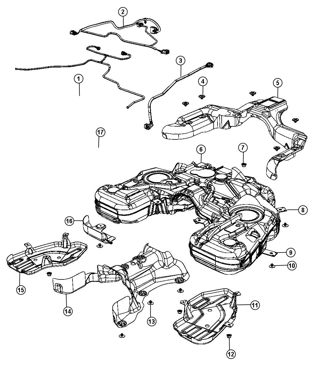 Dodge Durango Tank Fuel 68338691ac Jeep Parts Inc Myrtle Beach Sc