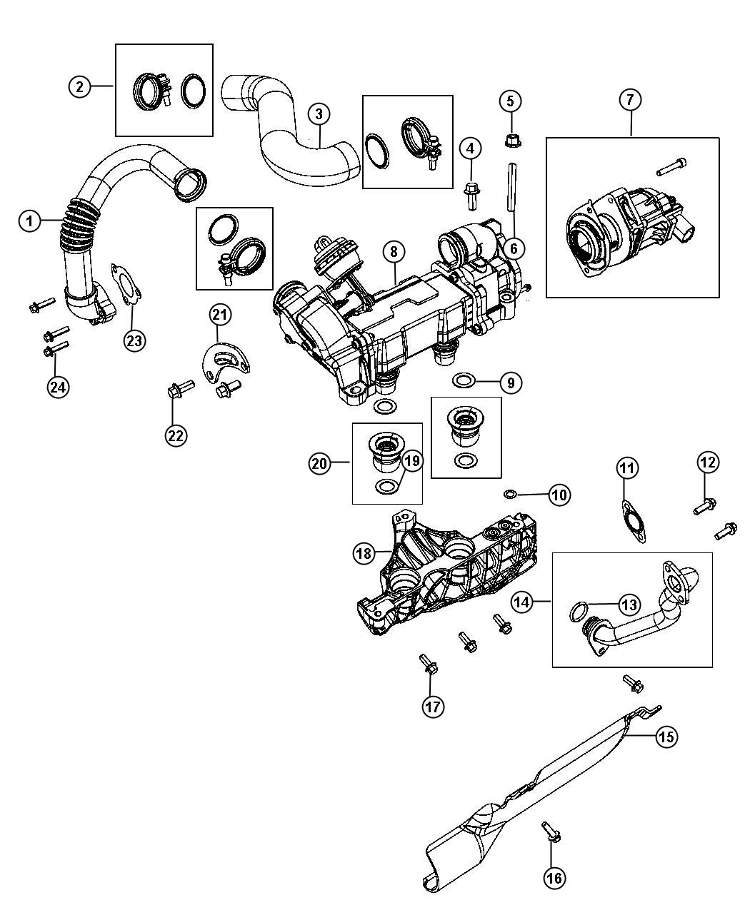 Diagram EGR Valve. for your Chrysler