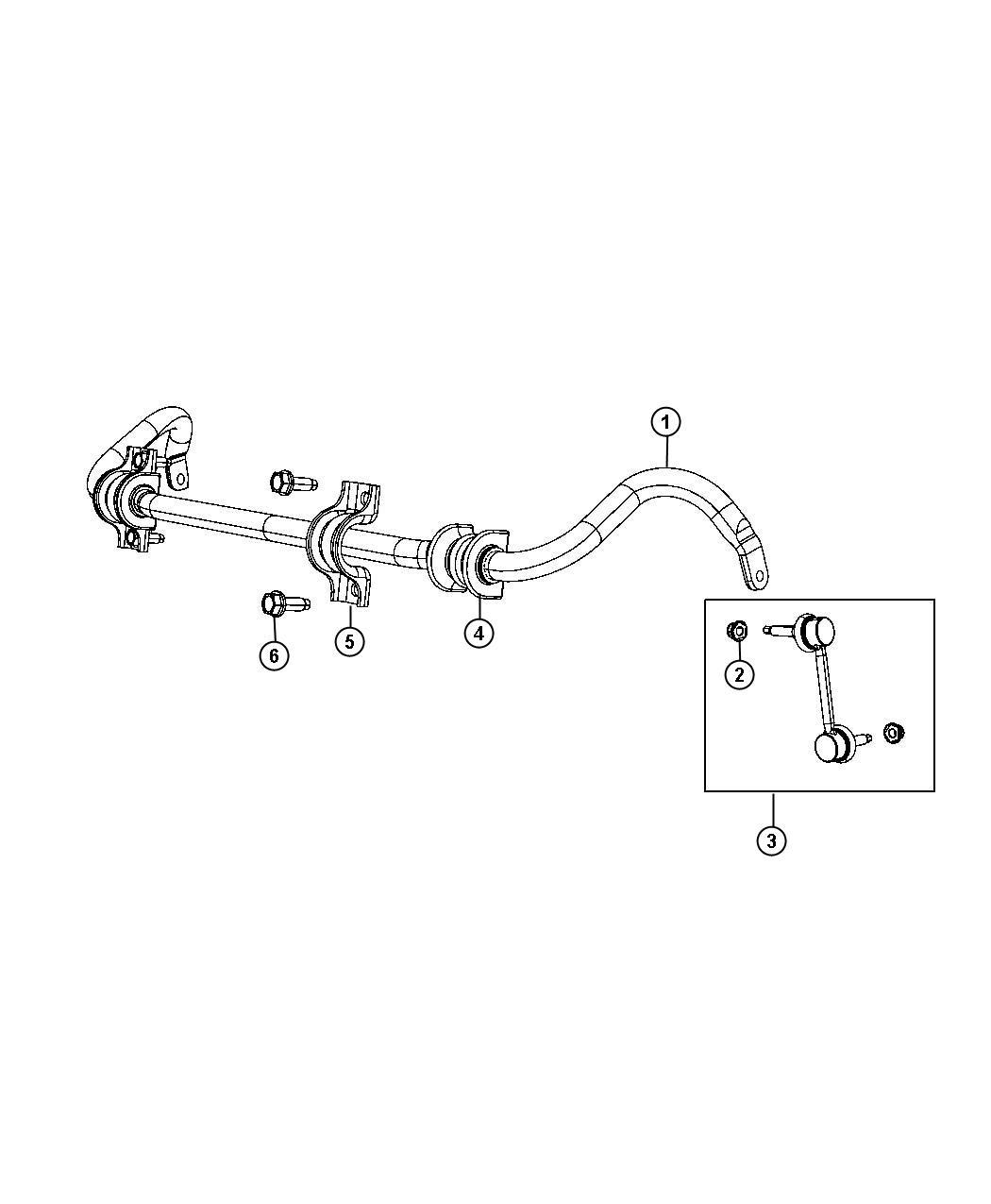 Diagram Stabilizer Bar,Front. for your Jeep