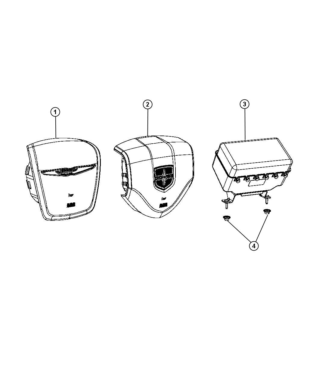 Air Bags Front. Diagram