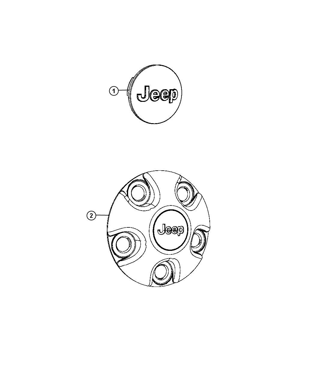 Center Caps. Diagram