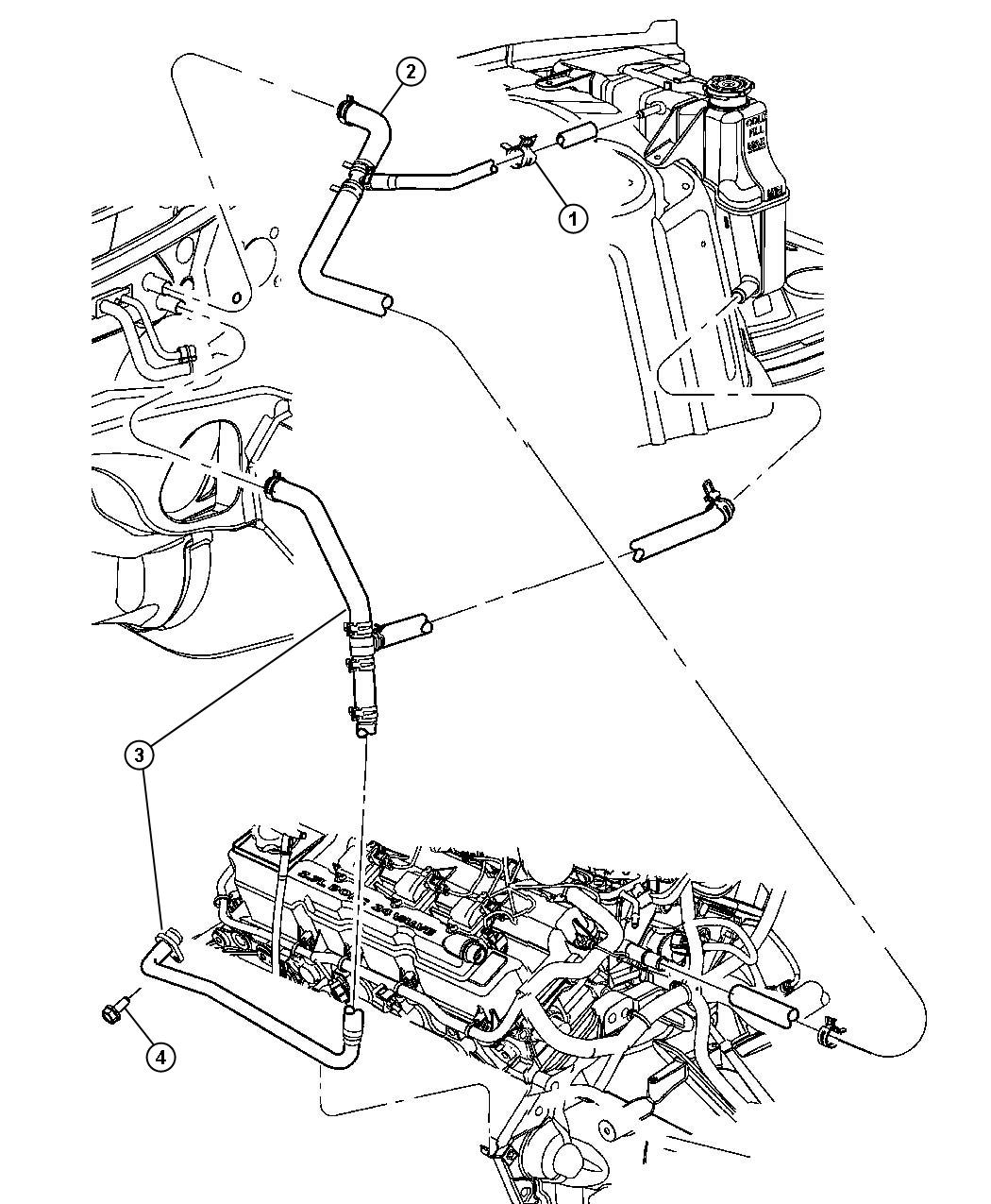 Diagram Heater Plumbing. for your Dodge