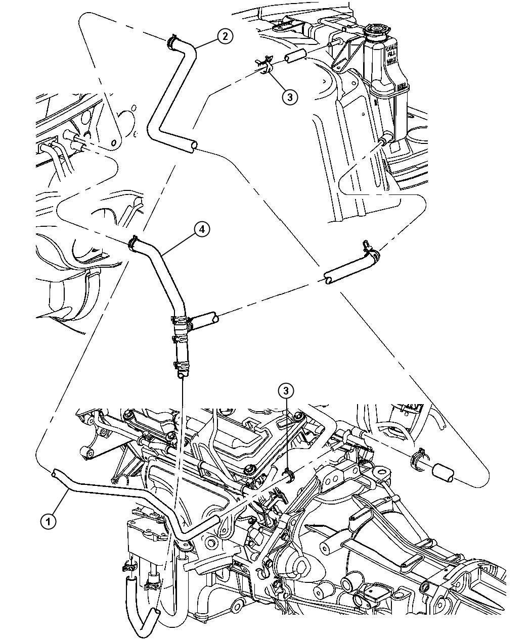 Diagram Heater Plumbing. for your 2013 Dodge Grand Caravan   