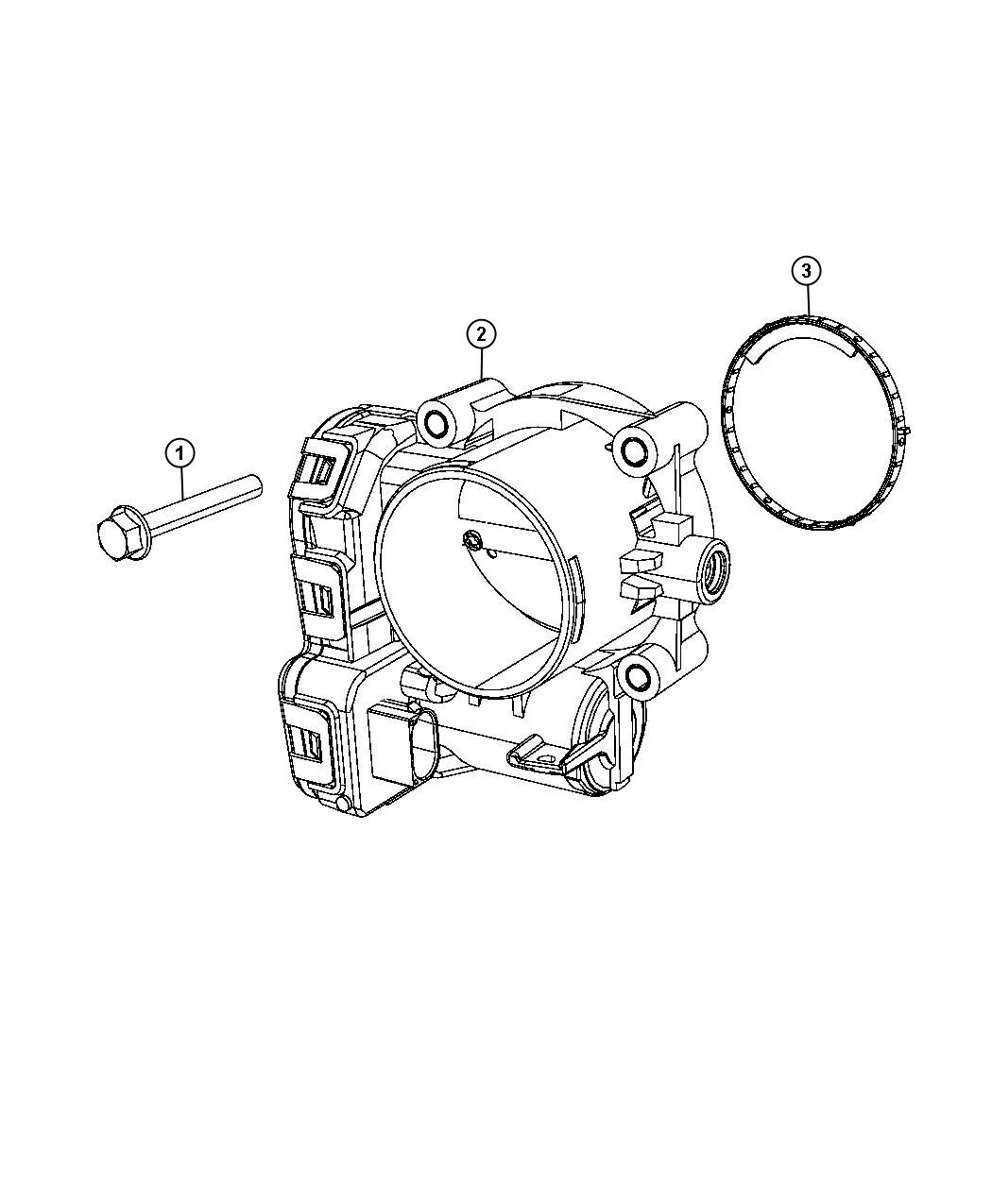 Diagram Throttle Body. for your Jeep Liberty  