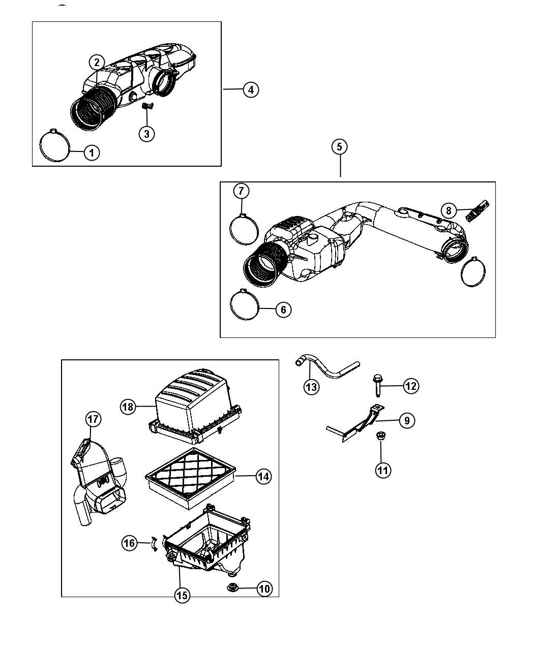 Diagram Air Cleaner. for your Chrysler 300  M