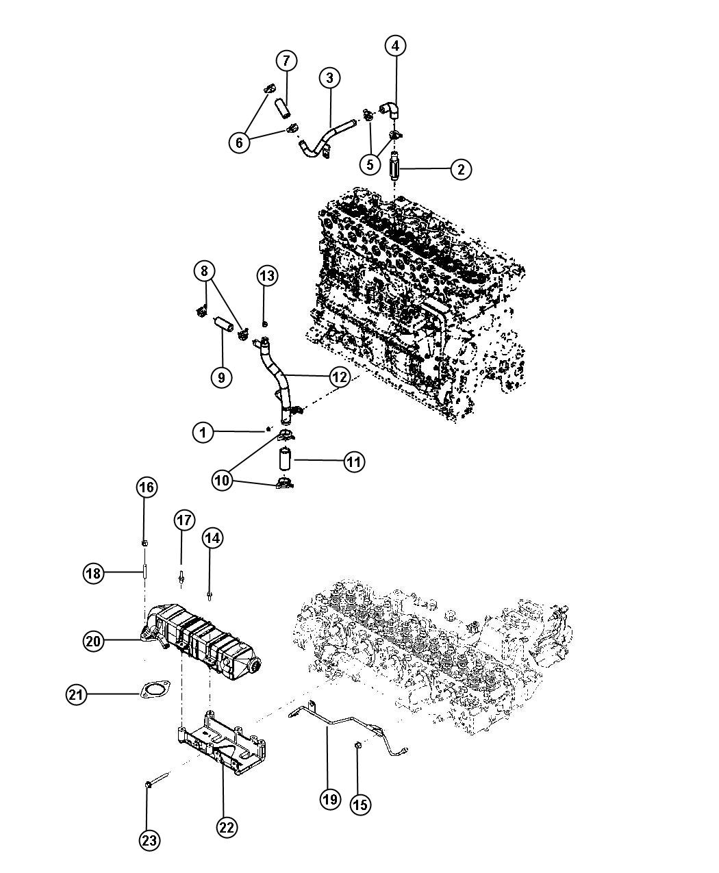 Diagram EGR Cooling System. for your Dodge