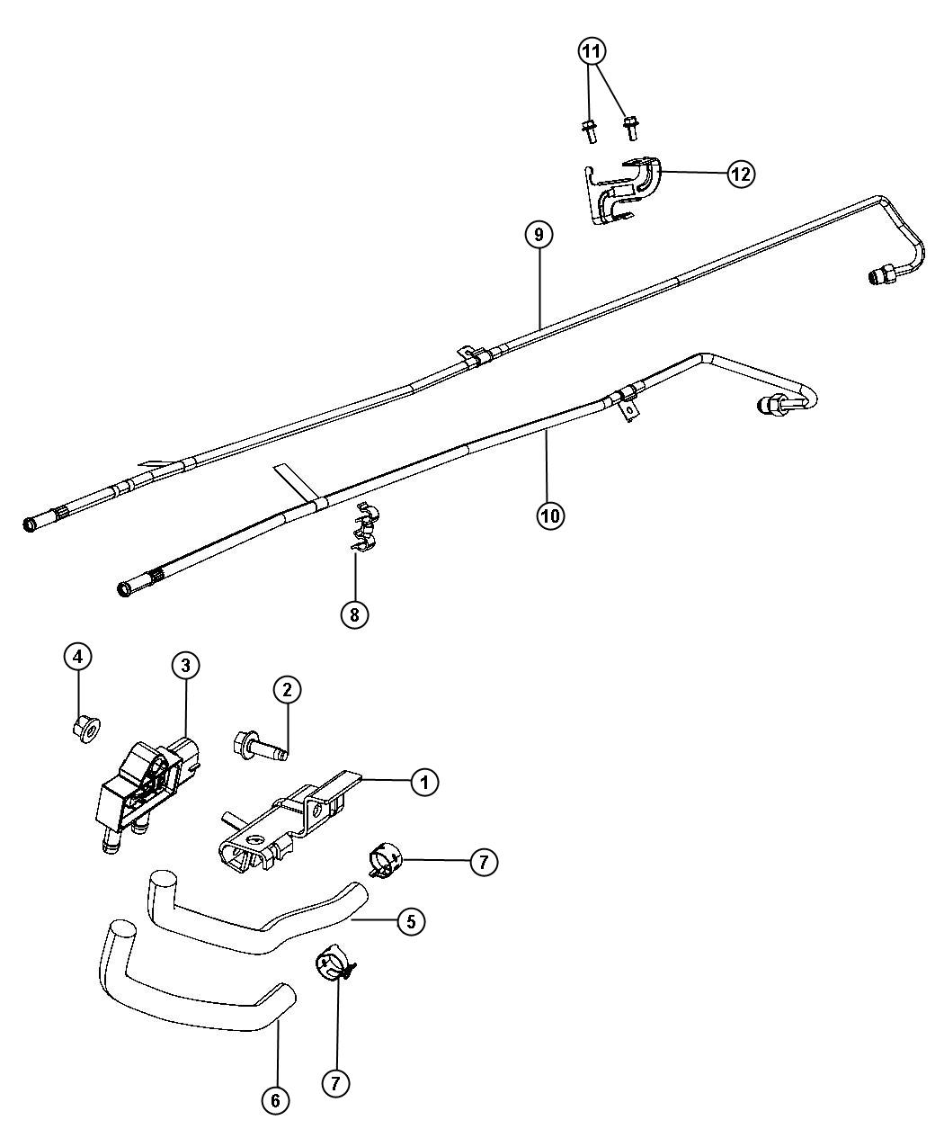 Diagram Differential Pressure System. for your 2009 Ram 2500   