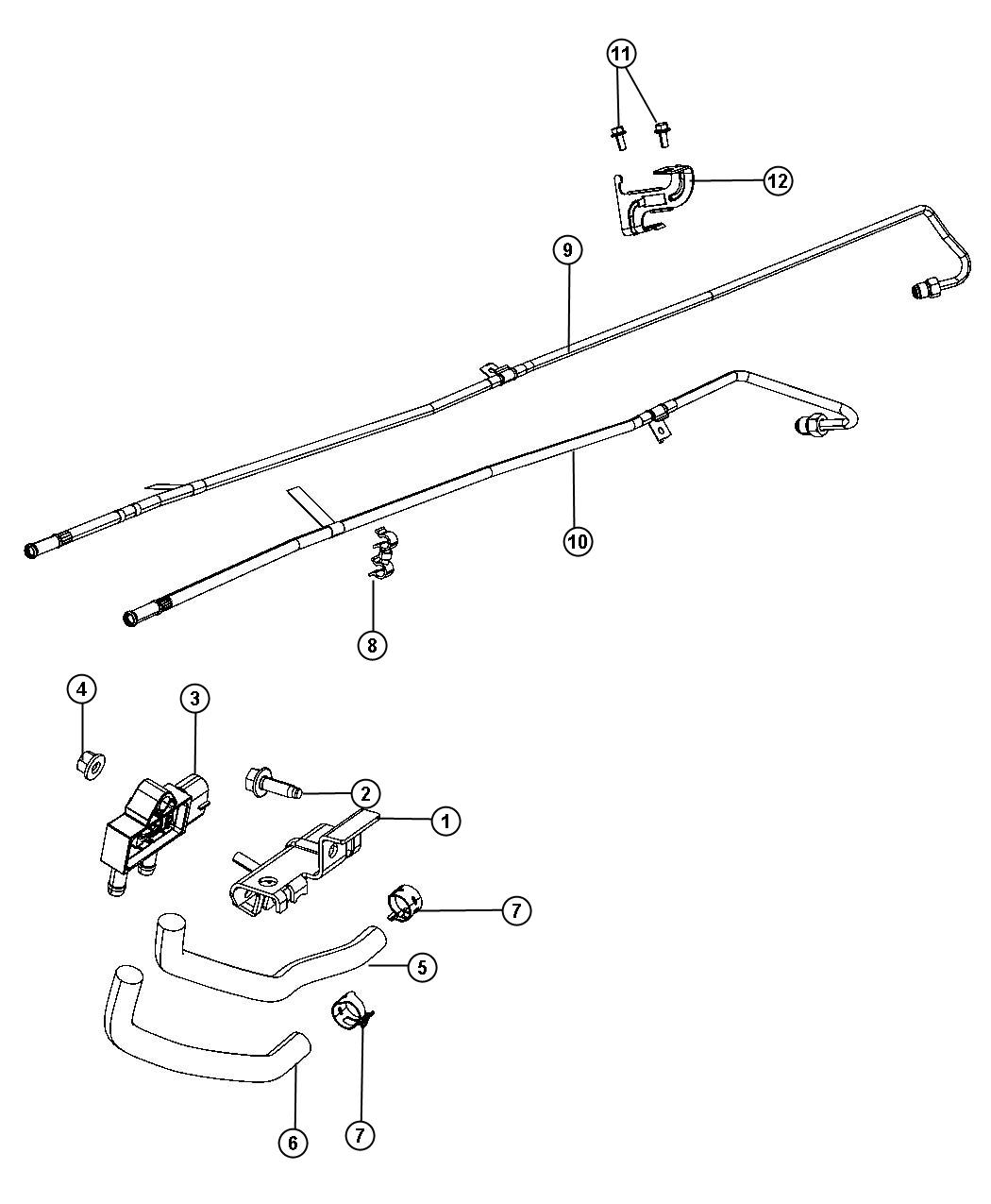 Diagram Differential Pressure System. for your 2022 Ram 2500   