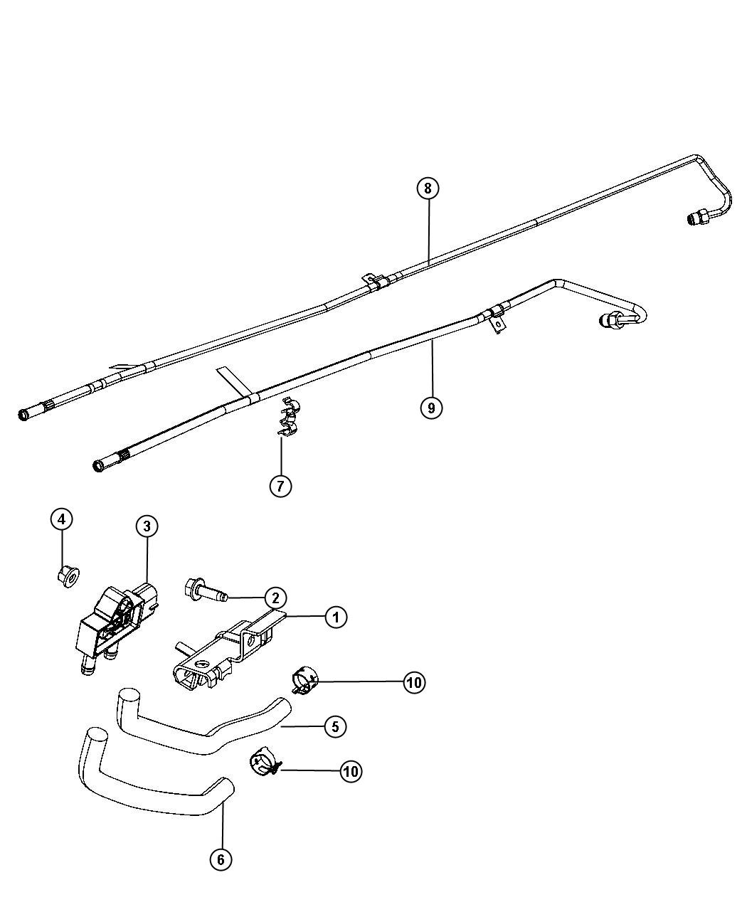 Diagram Differential Pressure System. for your 2004 Ram 2500   