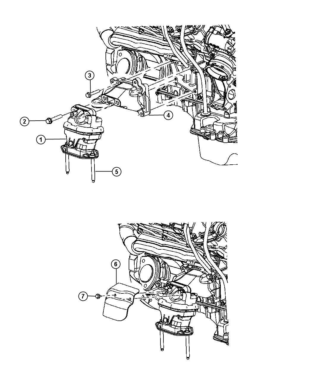 Engine Mounting Right Side 3.0L Diesel [3.0L V6 Turbo Diesel Engine]. Diagram