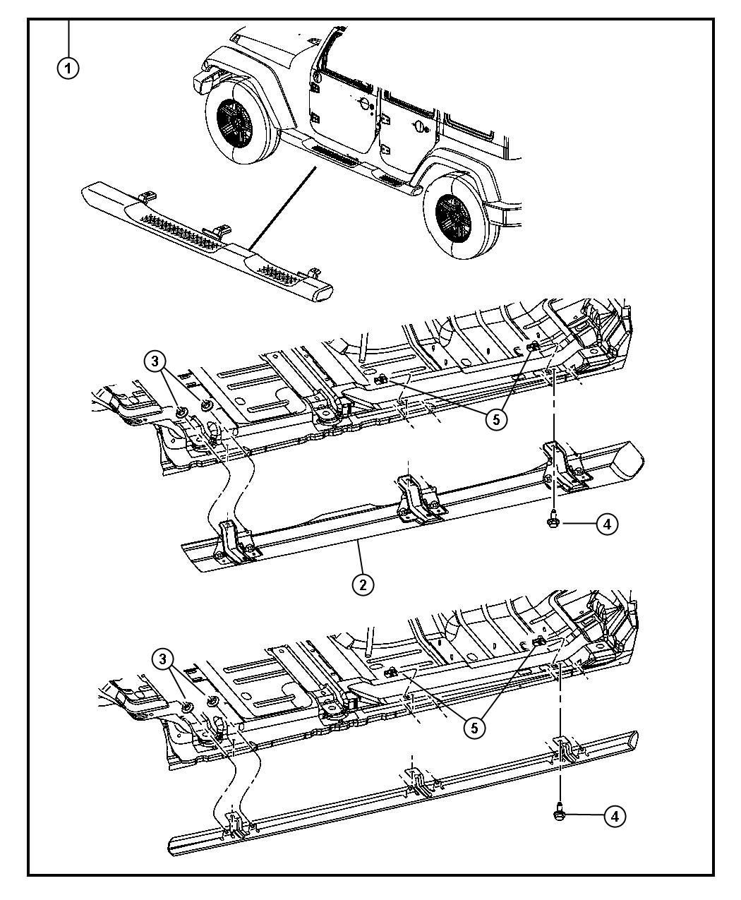 Diagram Board Kit - Running - Full. for your Jeep Wrangler  