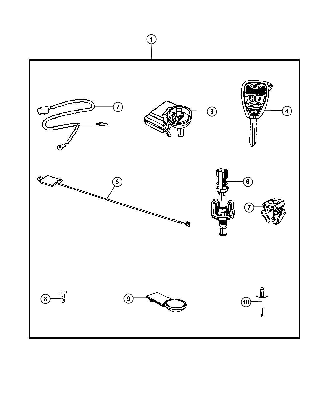 Diagram Remote Start. for your Dodge Avenger  