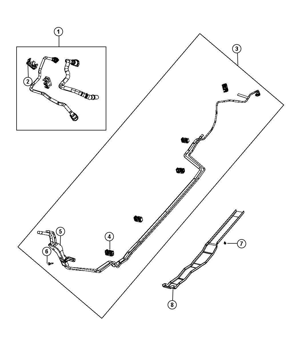 Diagram Fuel Lines. for your 2009 Dodge Sprinter 2500   