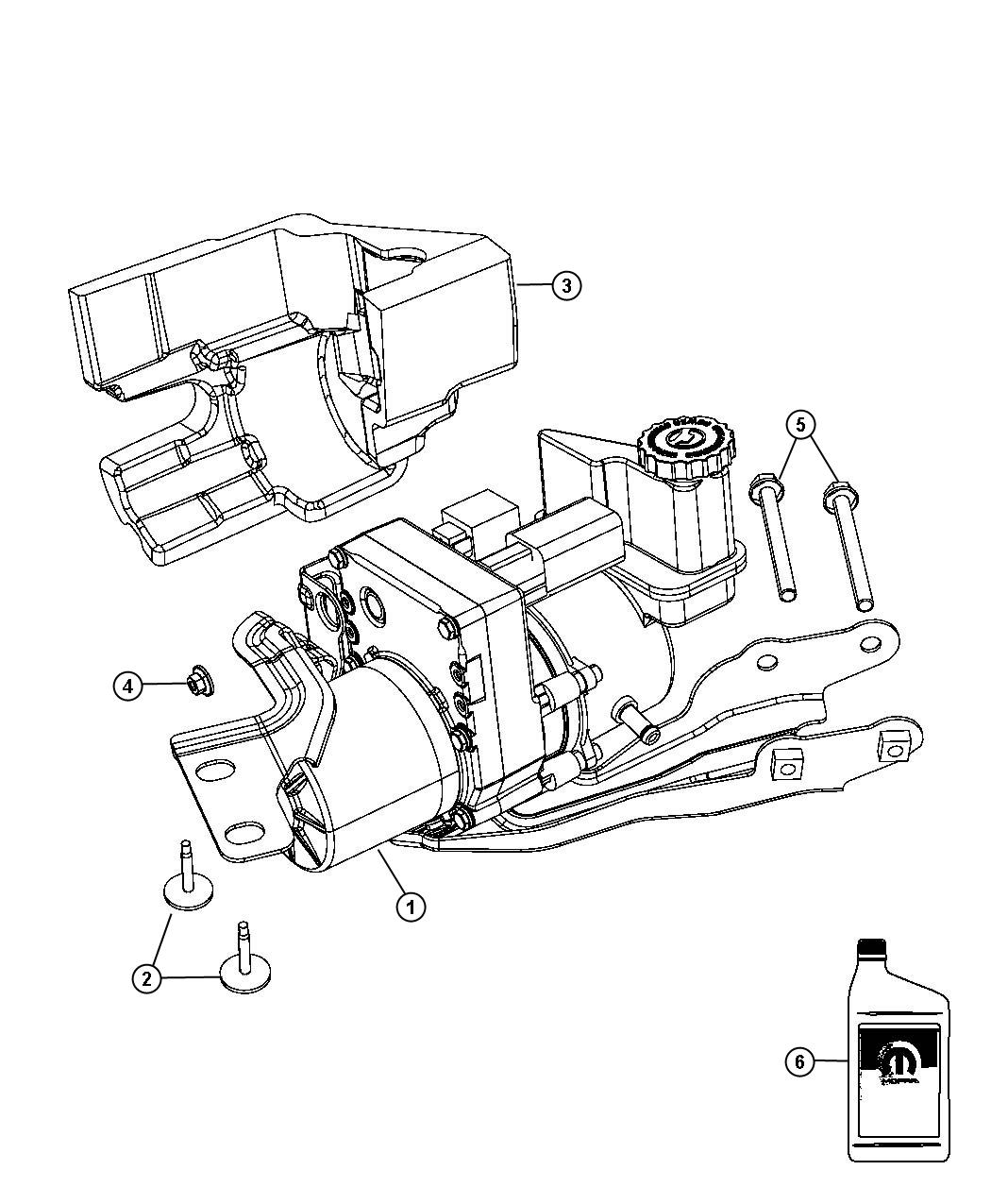 Power Steering Pump And Reservoir ,Non-SRT. Diagram