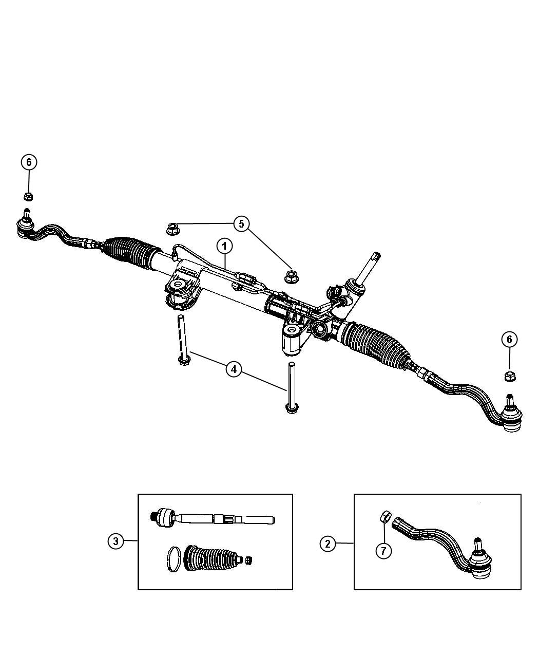 Diagram Gear Rack and Pinion. for your Jeep