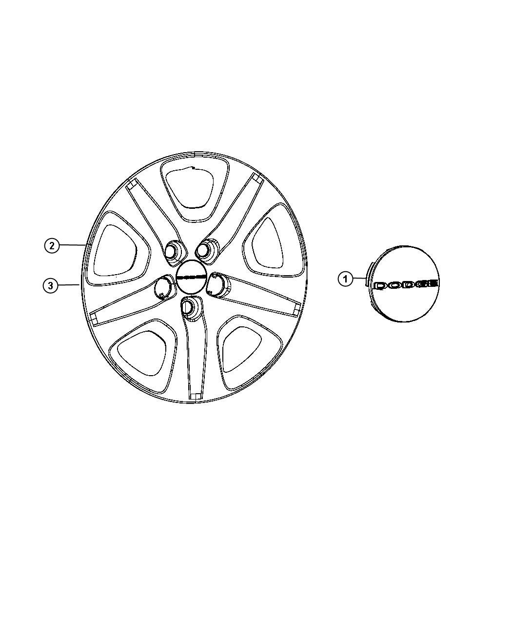 Wheel Covers and Caps. Diagram