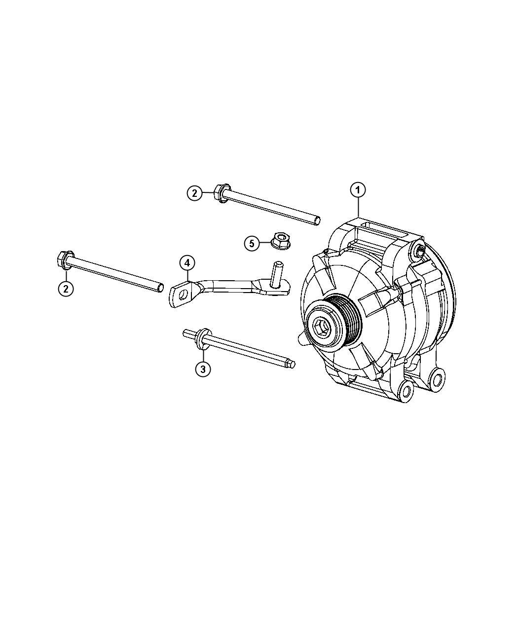 Diagram Generator/Alternator and Related Parts. for your 2007 Dodge Charger   