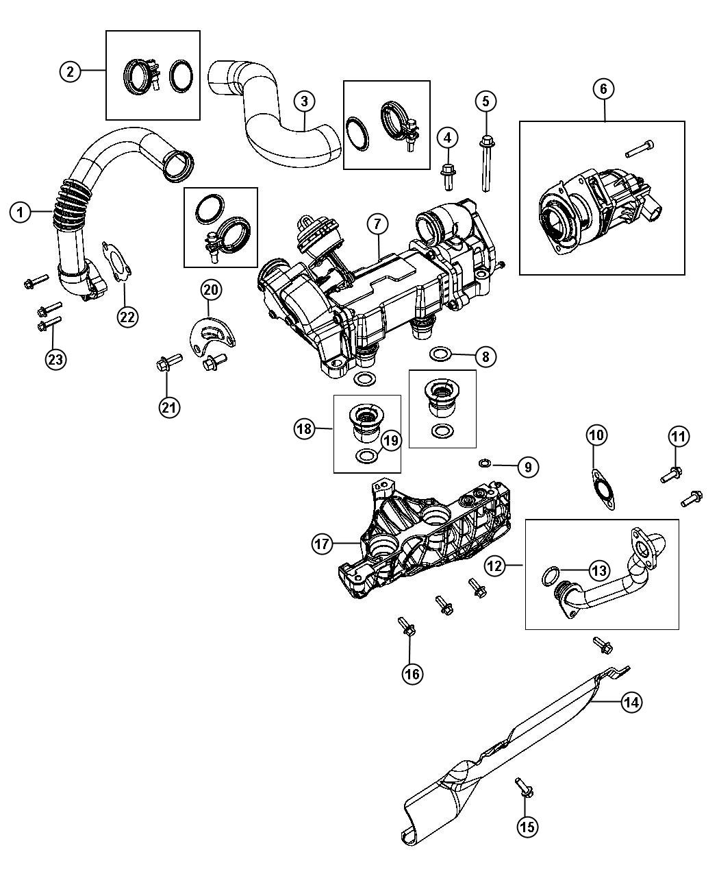 Diagram EGR Valve. for your Jeep