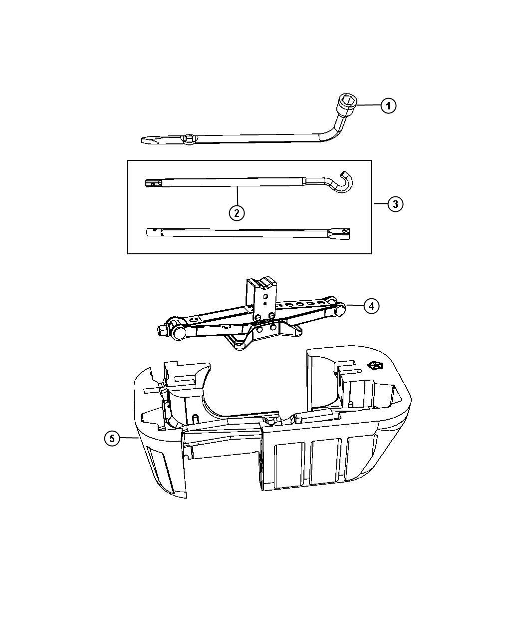 Diagram Jack Assembly. for your Dodge