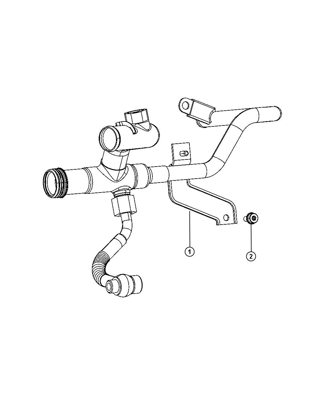 Coolant Tubes. Diagram