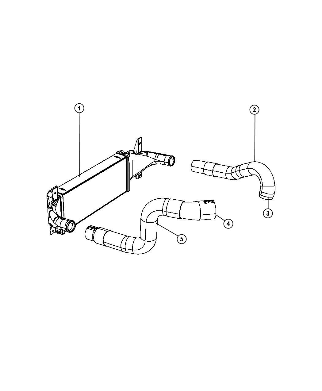 Diagram Charge Air Cooler. for your 2018 Ram 1500   