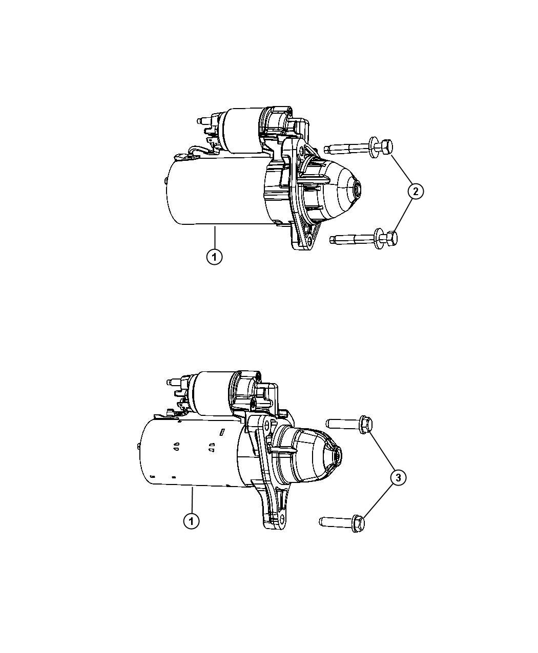 Diagram Starter and Related Parts. for your 2022 Ram 1500   