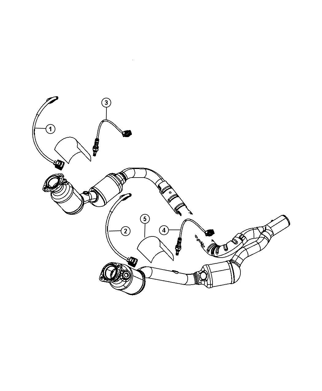 Diagram Sensors Oxygen. for your Jeep Wrangler  