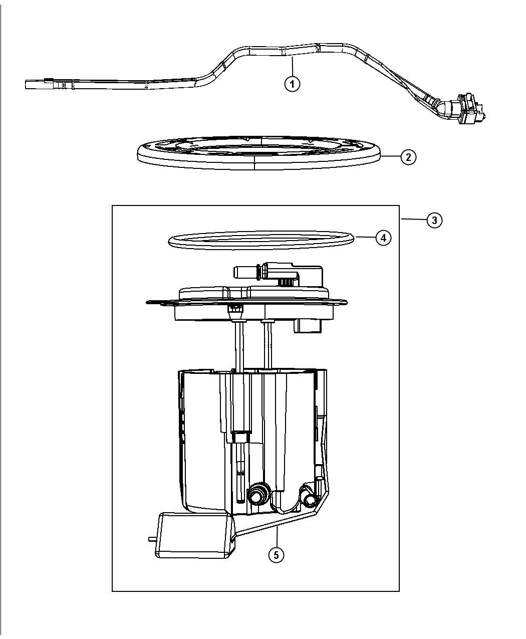 Diagram Fuel Pump Module. for your Jeep