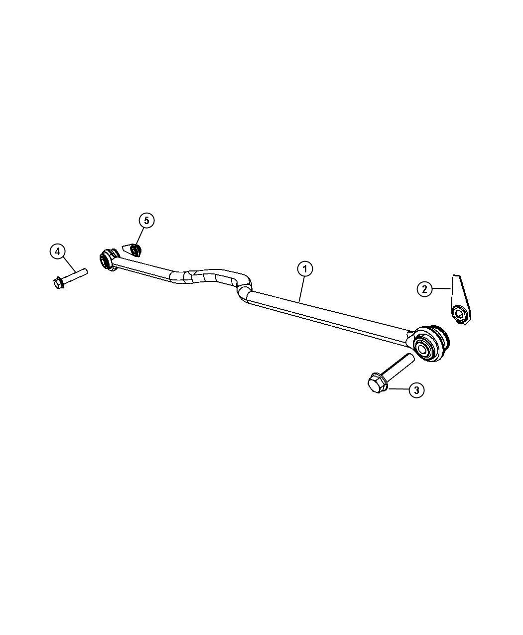 Diagram Track Bar,Rear. for your 2002 Chrysler 300  M 