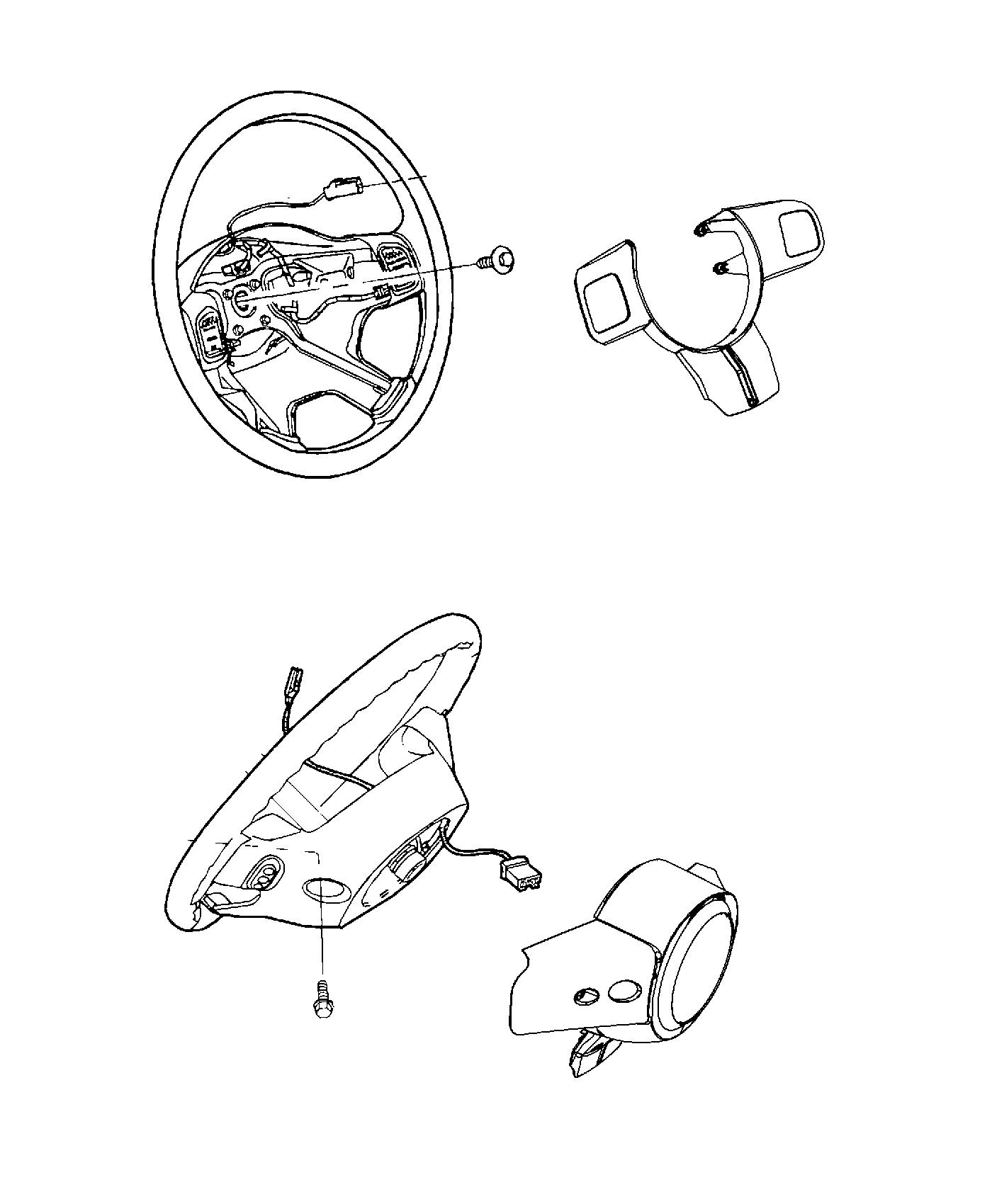 Diagram Steering Wheel. for your Jeep