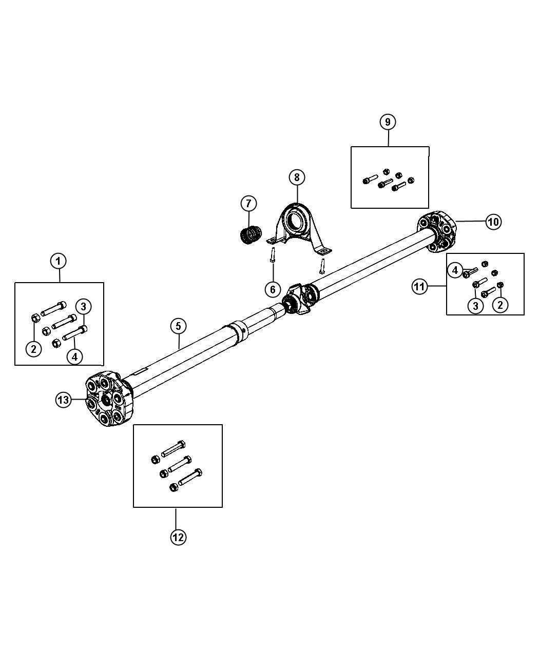 Diagram Shaft, Drive. for your Dodge