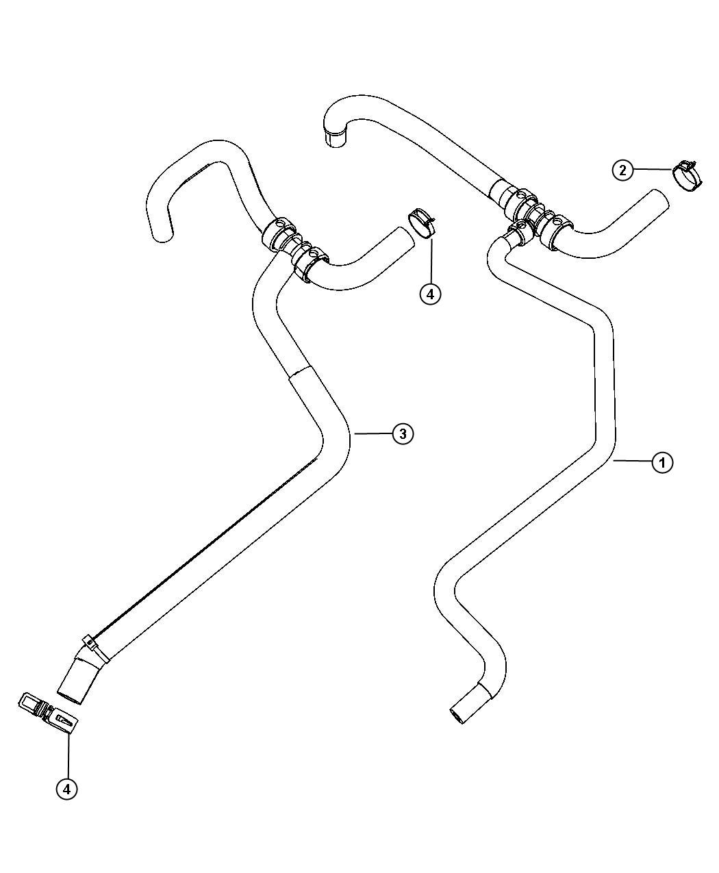 Diagram Heater Plumbing. for your 2019 Dodge Charger   