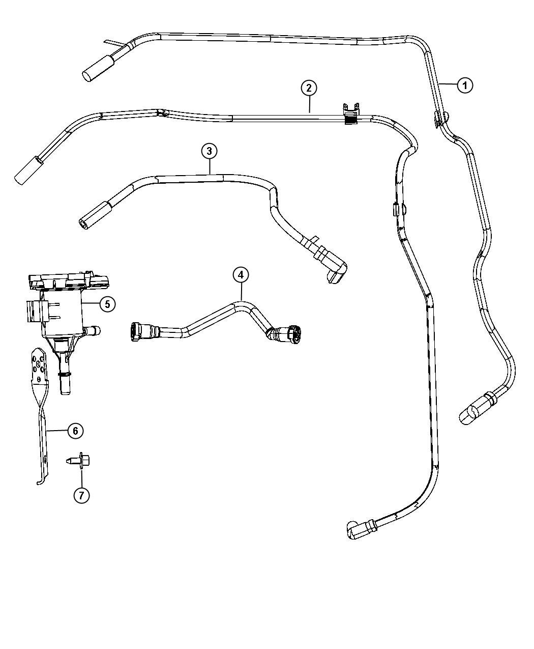 Diagram Vacuum Control Emission Harness. for your Dodge